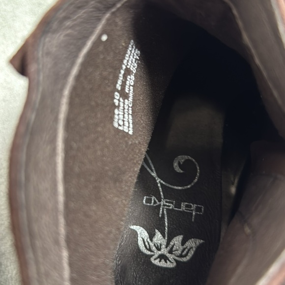 Dansko Brown Suede Ankle Boots Dansko Baker boots size 40 9.5 - 10 women’s - Picture 11 of 14